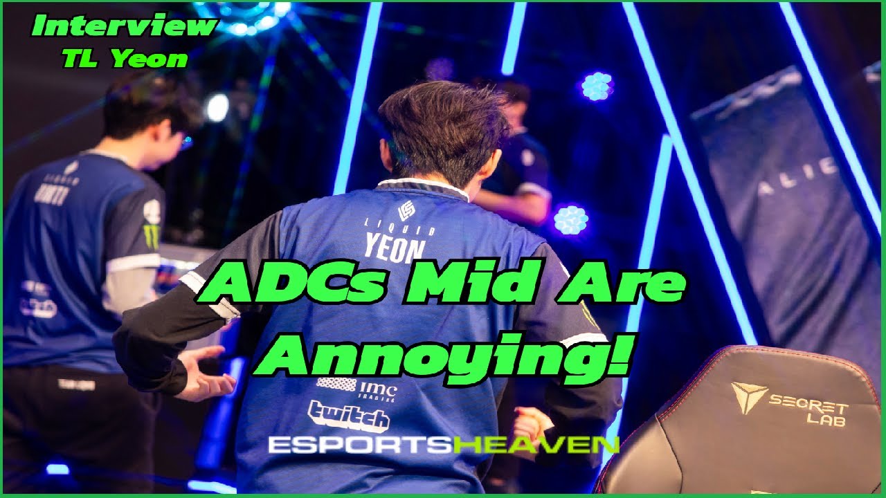 TL Yeon on ADC Mid Meta: It's a bit annoying. All the champs I play are being played mid lane