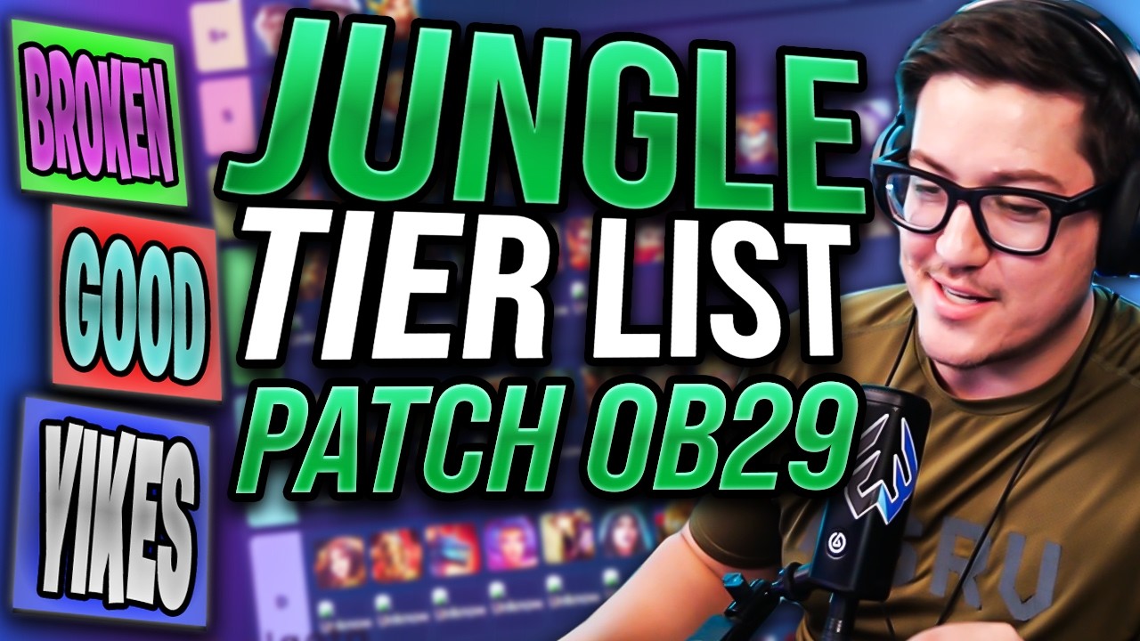 JUNGLE TIER LIST - PATCH OB29