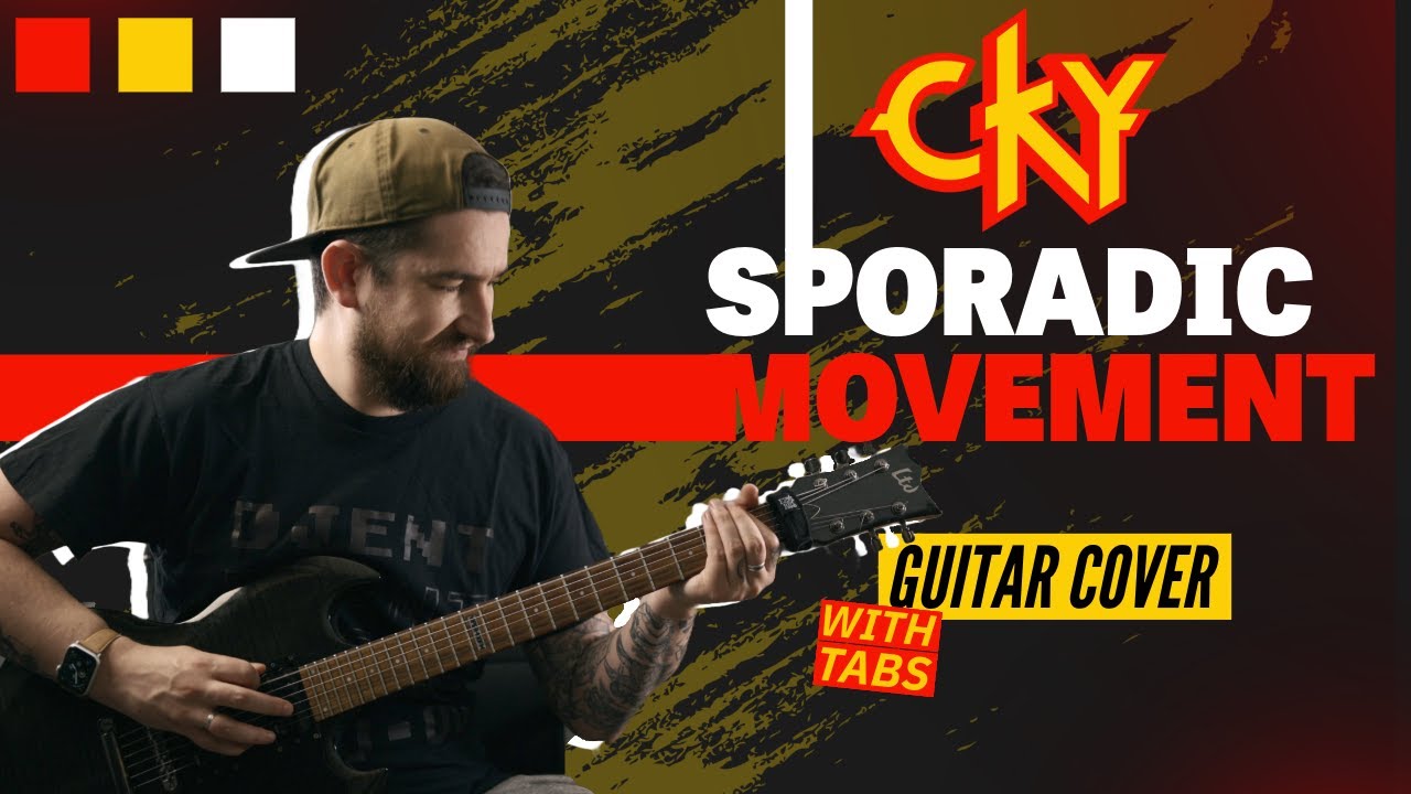 CKY - Sporadic Movement - Guitar Cover / How To Play (WITH TABS) - (Surprisingly Easy!)