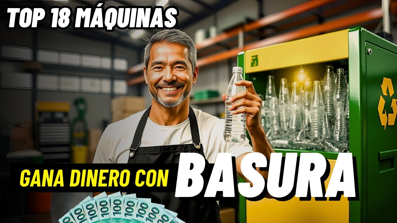 18 Máquinas De Reciclaje Baratas Para Empezar Un Negocio Rentable En Casa ♻️