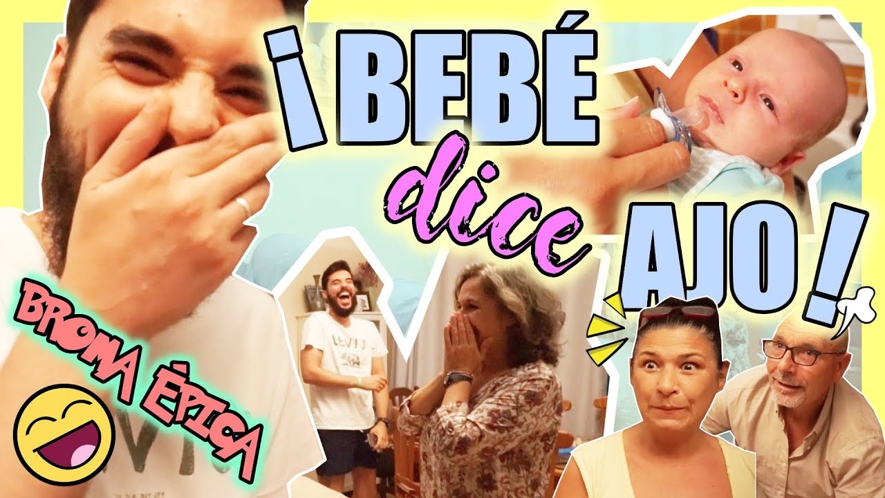 😱 ¡BEBÉ DICE AJO POR PRIMERA VEZ! | Broma épica a los abuelos 😂 | Vlogs diarios