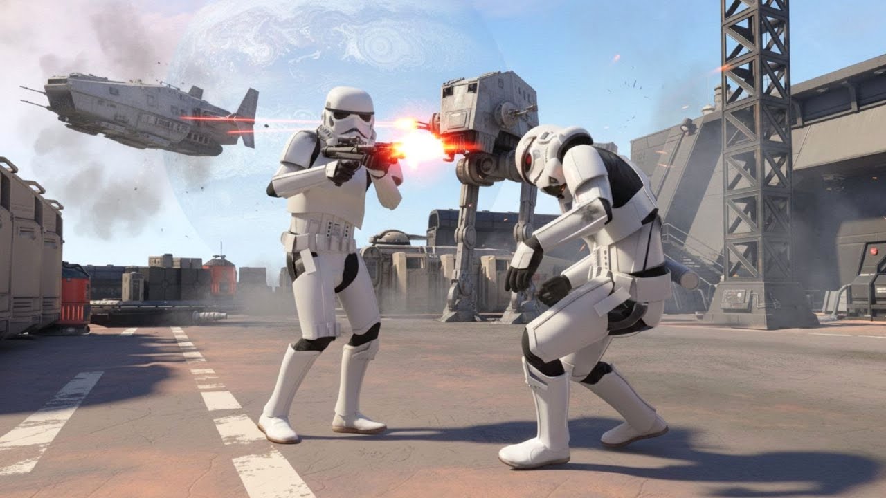 Empire Civil War! - STAR WARS OUTLAWS AI Battles