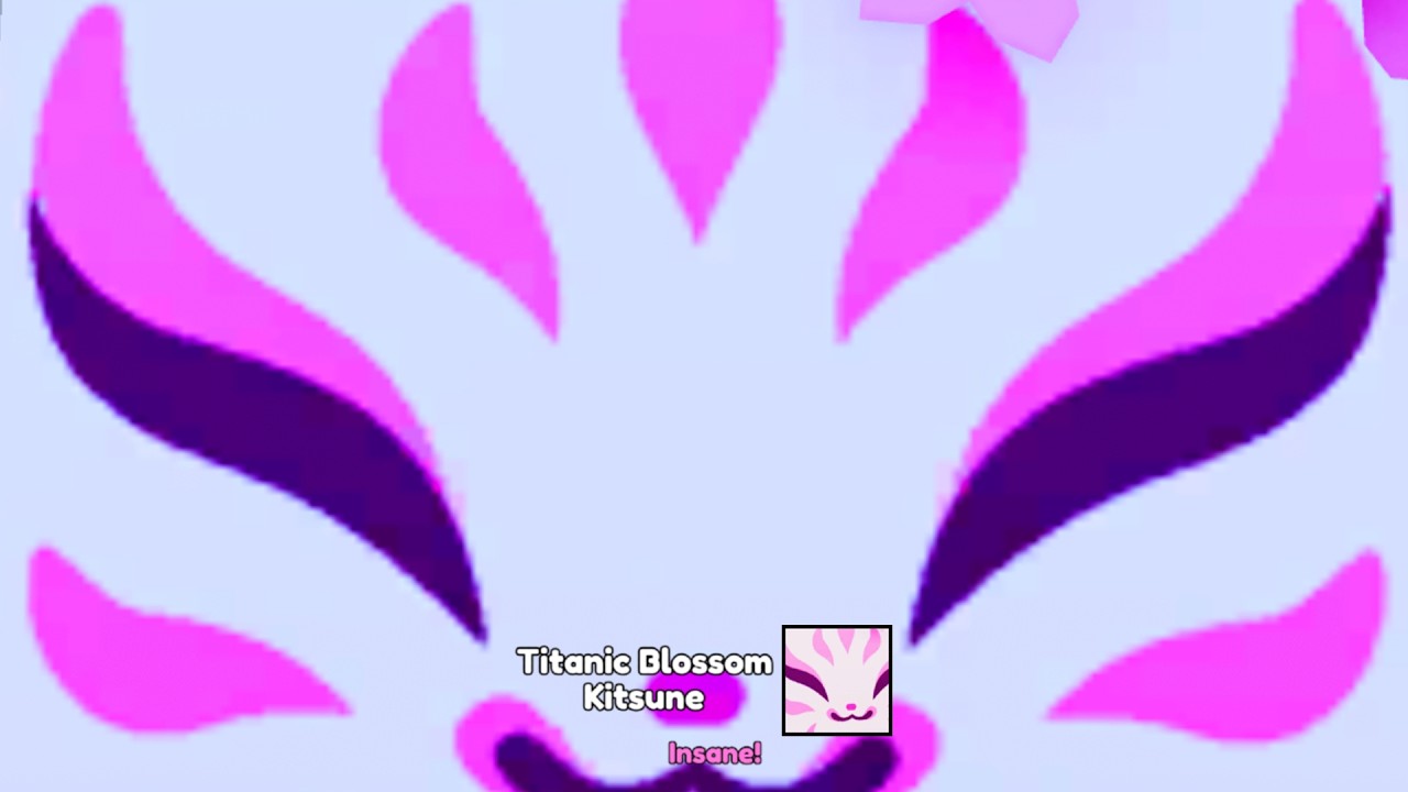 Я создал одного из первых TITANIC Blossom Kitsune в Pet Simulator 99!