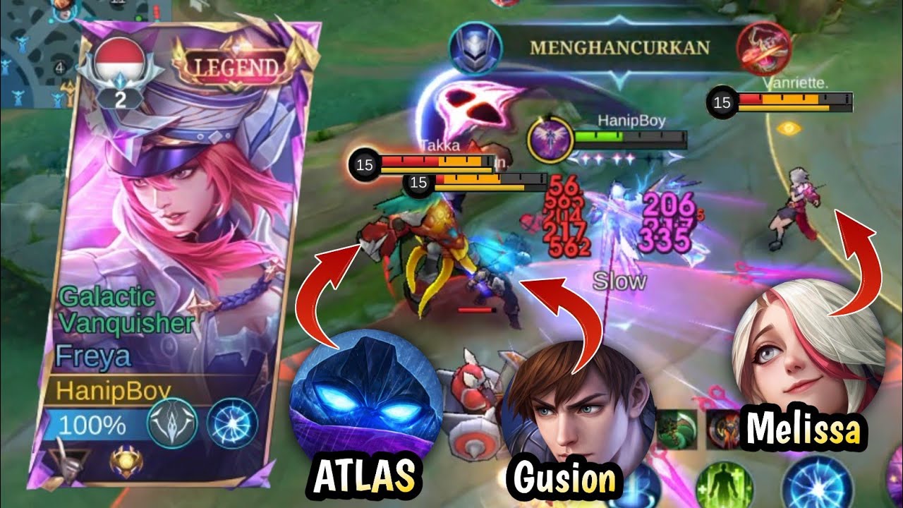 FREYA ENAK DI GOLD LANE? GAMEPLAY FREYA GOLD LANE VS MELISSA! BUILD FREYA TERSAKIT DAN TERKUAT 2026 