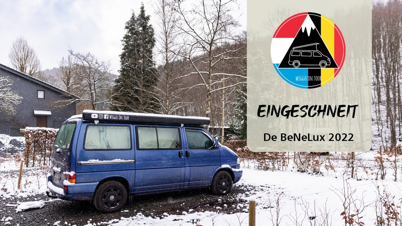 Erst Luxemburg City, dann in Belgien eingeschneit | Vanlife Belgien