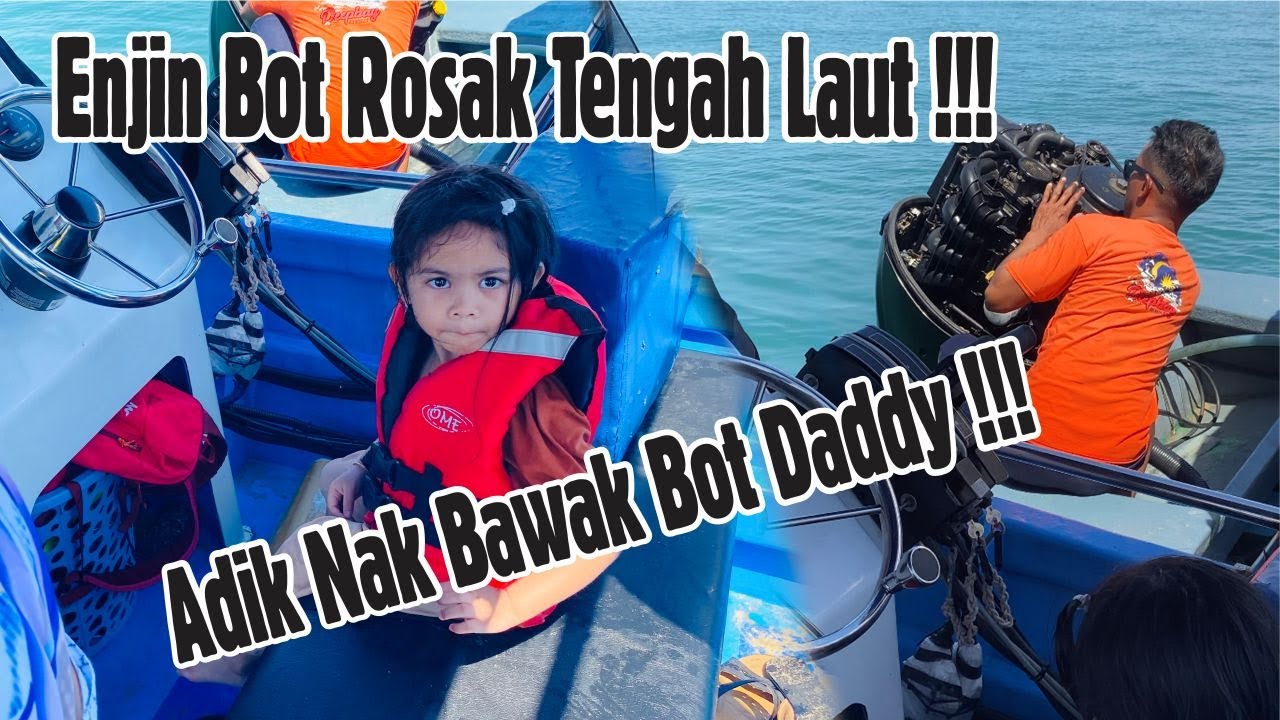 Enjin Bot Rosak Tengah Laut!! | Bukit Keluang Besut Terengganu #BukitKeluang #Besut #Terengganu