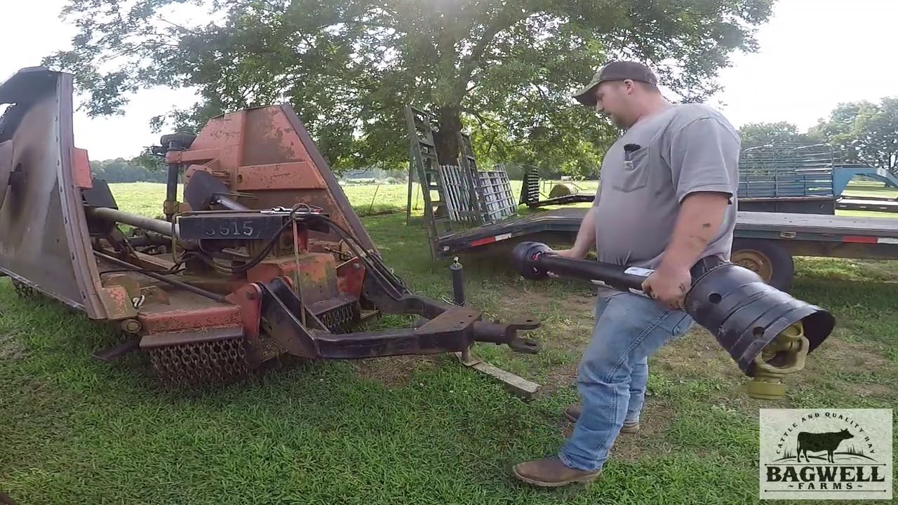 New Drive Shaft For The Bush Hog