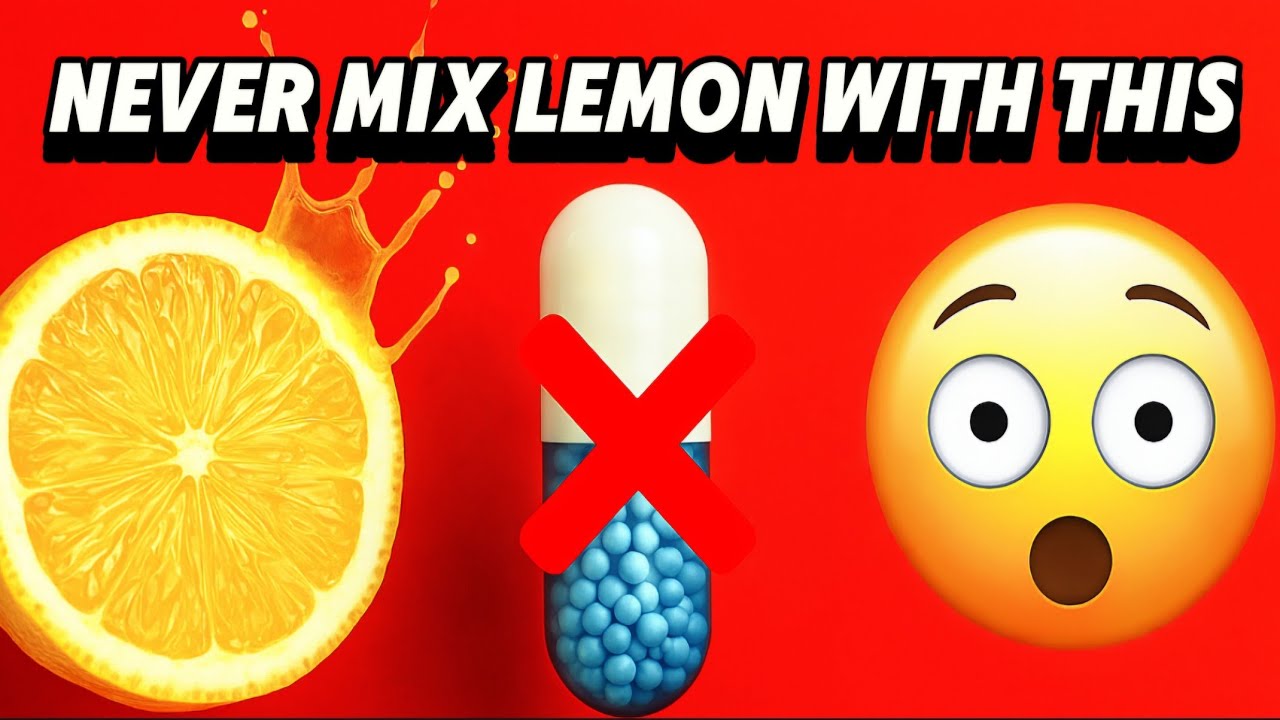 Medicines You Should NOT Take with Lemon Juice
