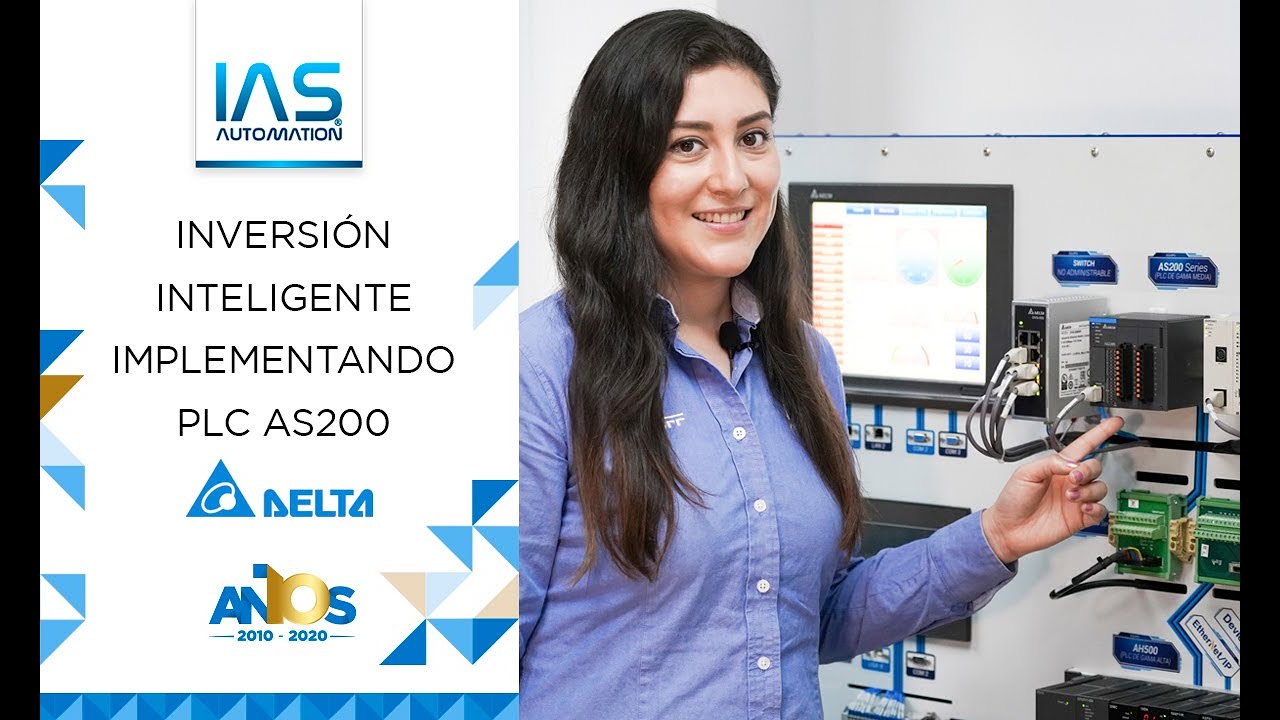 Inversión inteligente implementando PLC AS200 DELTA