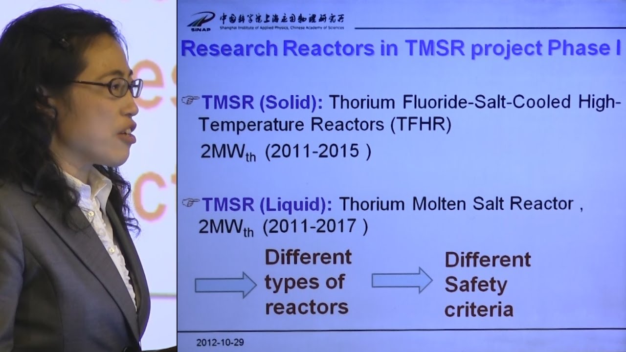 Xiaobin Xia - Safety Criteria for Thorium Molten Salt Reactor [TMSR] (a Framework) @ ThEC12