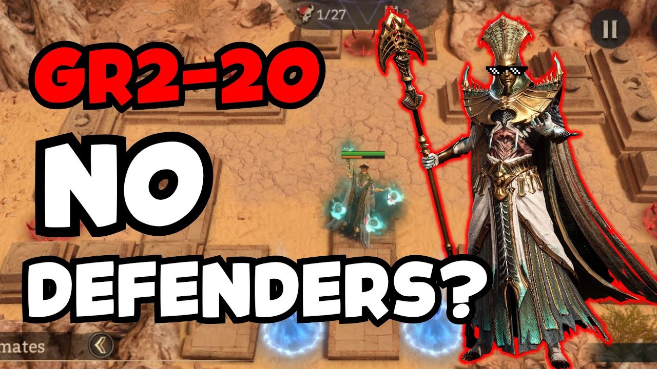Khamet No Defenders Strat Gear Raid 2 Stage 20 Watcher of Realms