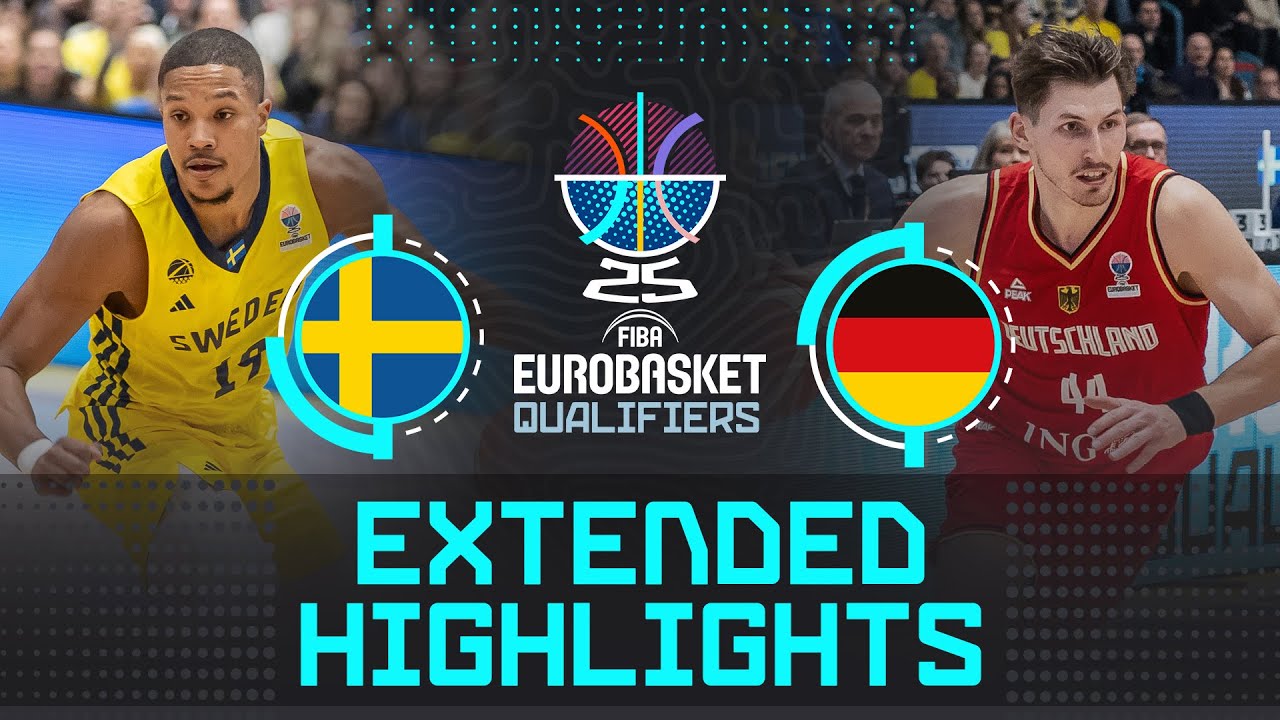Sweden 🇸🇪 vs Germany 🇩🇪 | Highlights | FIBA EuroBasket 2025 Qualifiers