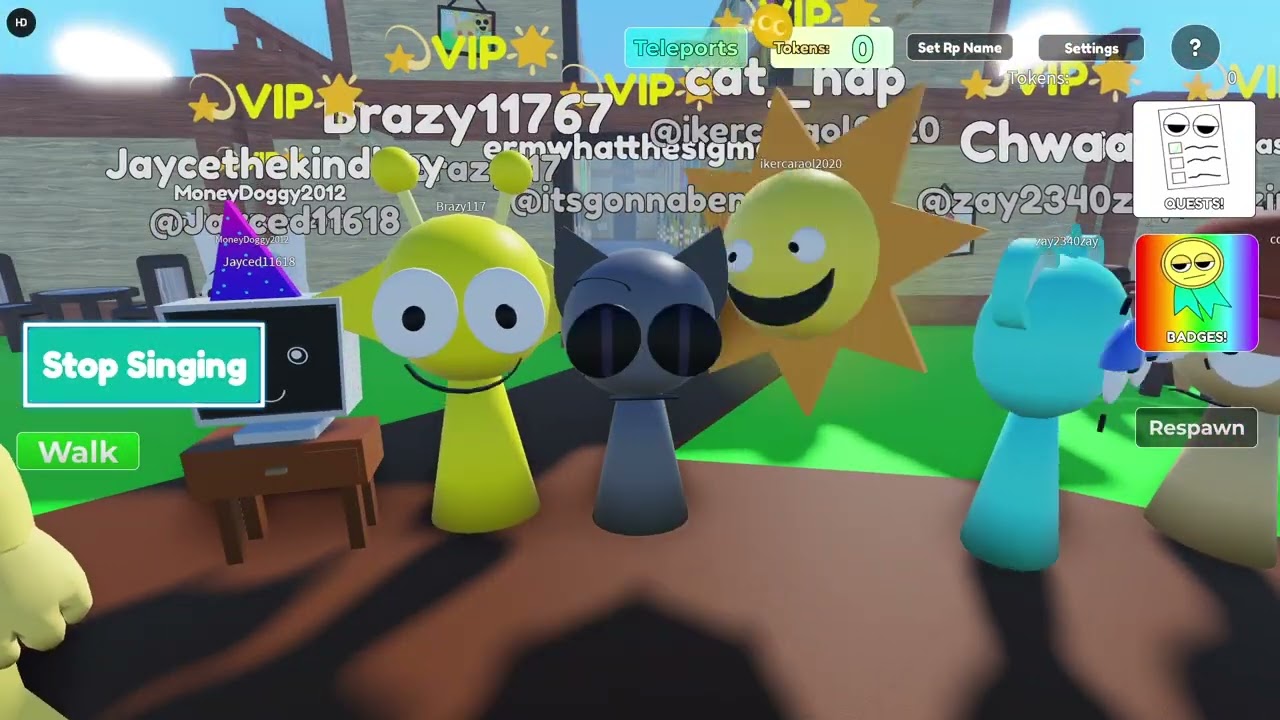 Playing Some 3D Sprunki Rp Because of the new update