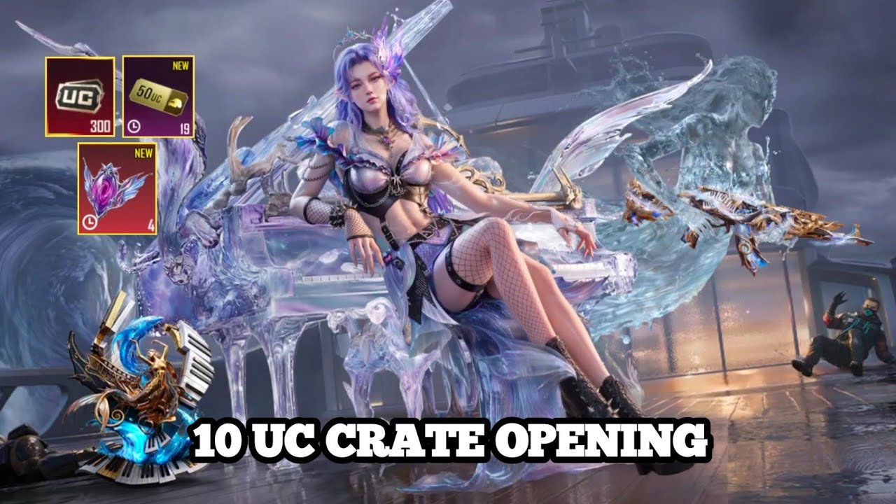 NEW TRICK 🤯 PHANTASIA SIREN CRATE OPENING | 10 UC CRATE OPENING IN BGMI/PUBG MOBILE