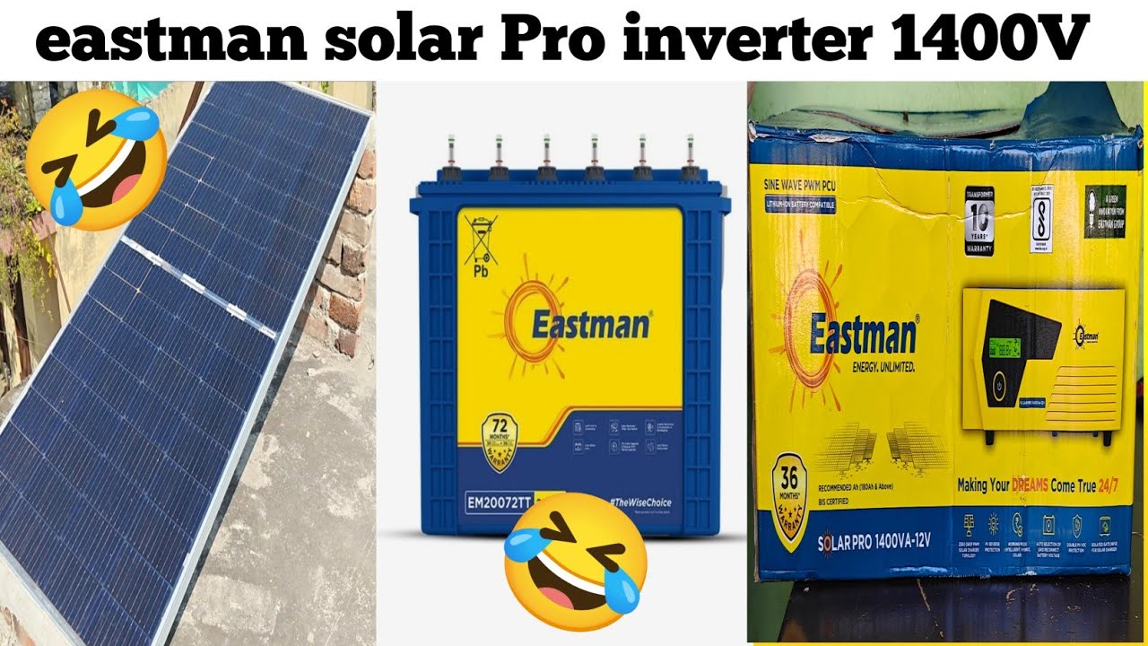 eastman solar Pro  inverter 1400va 🆚 livmaxx solar panel 250 wat 12 volt 