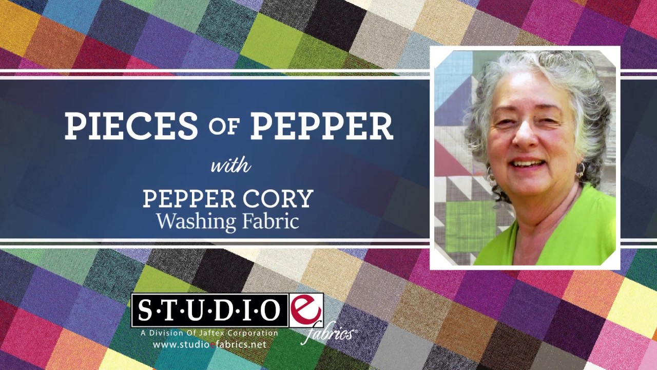 Pieces of Pepper: Peppered Cottons Washing Info