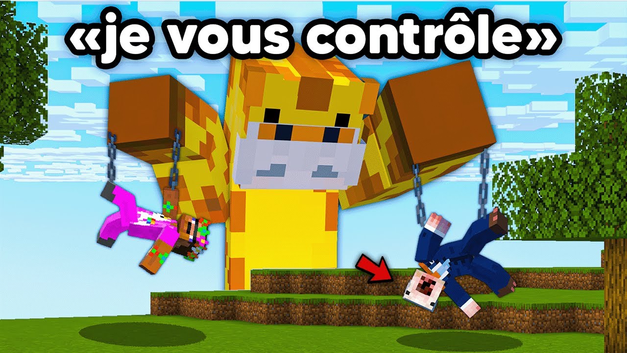 J'ai Triché en les Contrôlant en Manhunt Minecraft..