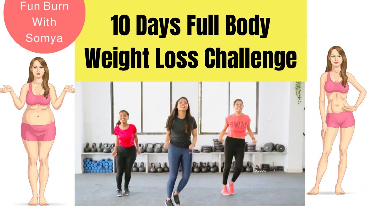 10 Days Full Body Weight Loss Challenge | FunBurn| Exercise at Home |Episode #1|Somya Luhadia