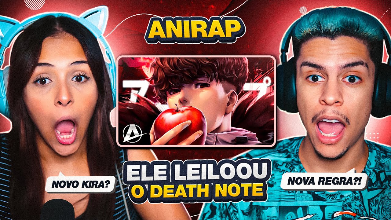 ANIRAP - Minoru Tanaka (Death Note) | O Novo Kira | [React em Casal] 🔥
