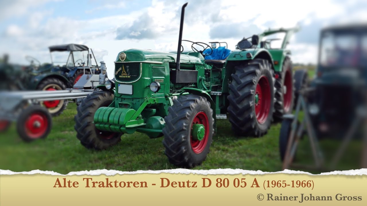 Alte Traktoren - Deutz D 80 05 A (1965-1966)