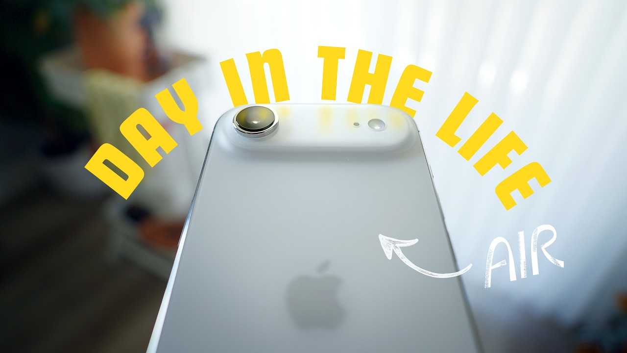 iPhone Air: РЕАЛЬНЫЙ день из моей жизни (в Калифорнии!)
