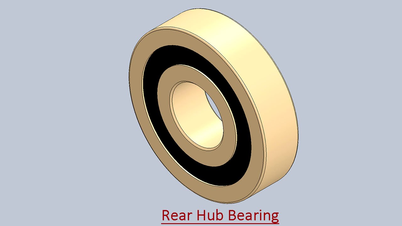 Rear Hub Bearing (Video Tutorial) SolidWorks