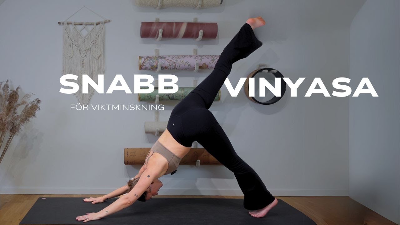 Snabb Vinyasa för viktminskning - 20 minuter Yoga på svenska