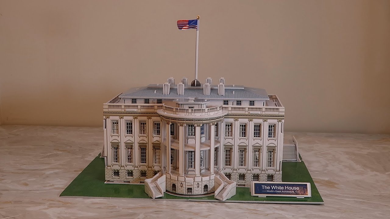 3D Puzzle The White House Timelapse