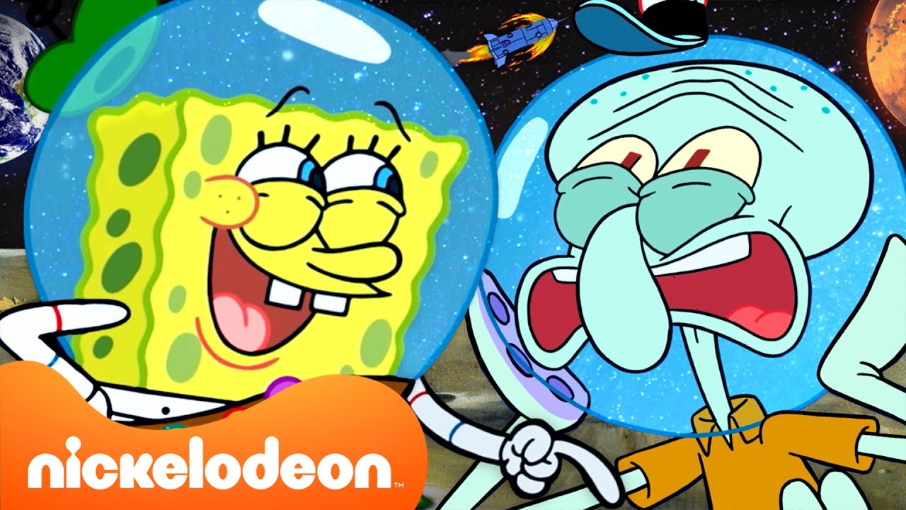 Губка Боб | 30 минут Губки Боба в космосе! 🚀 | Nickelodeon Cyrillic