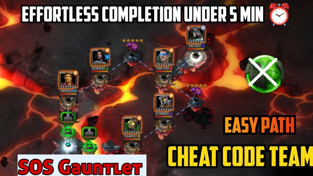 Effortless Completion SOS Gauntlet Under 5 Min ⏰️- Cheat Code Team | No Revives