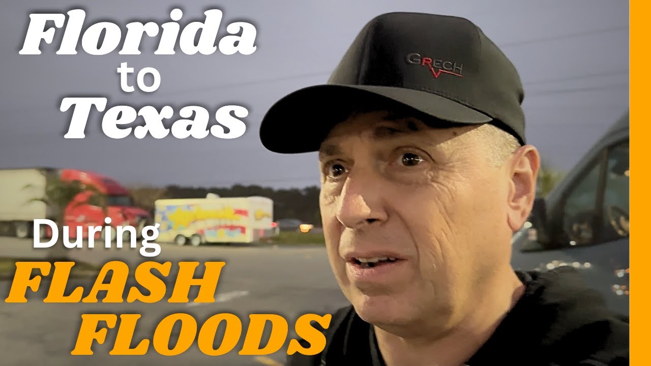 Уклонение от сильного ветра, шоу на колесах, выезд из Флориды и планирование по ходу дела