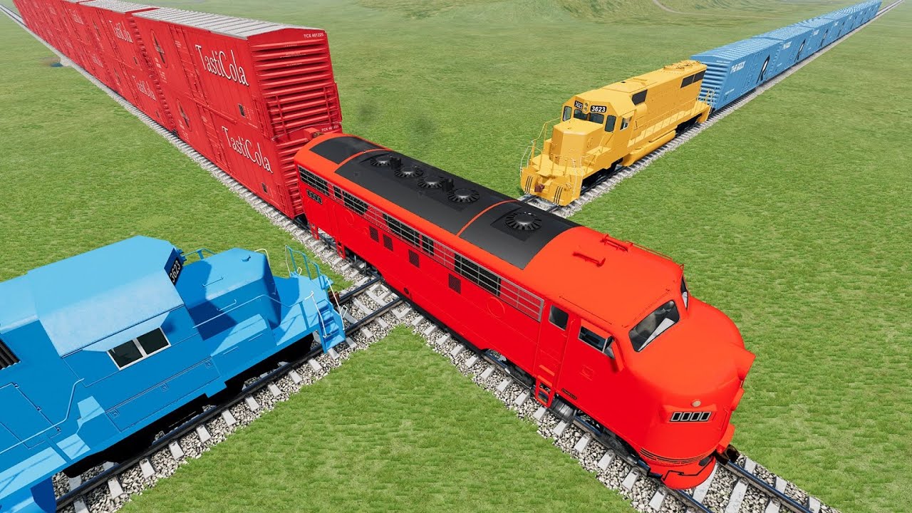 Tasti Cola Train Fails #43 – BeamNG Drive | Dancing Cars