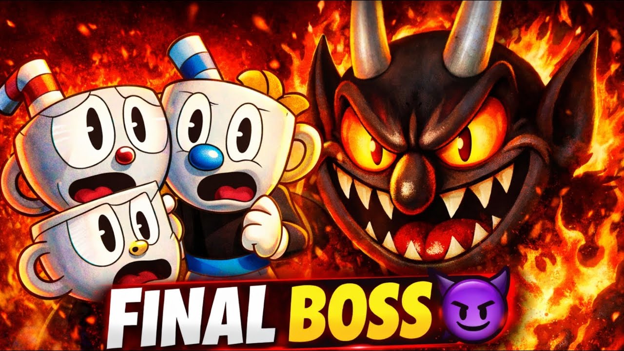 🔥 CUPHEAD FINAL BOSS LIVE | The Devil Fight 😈 Can I Win?