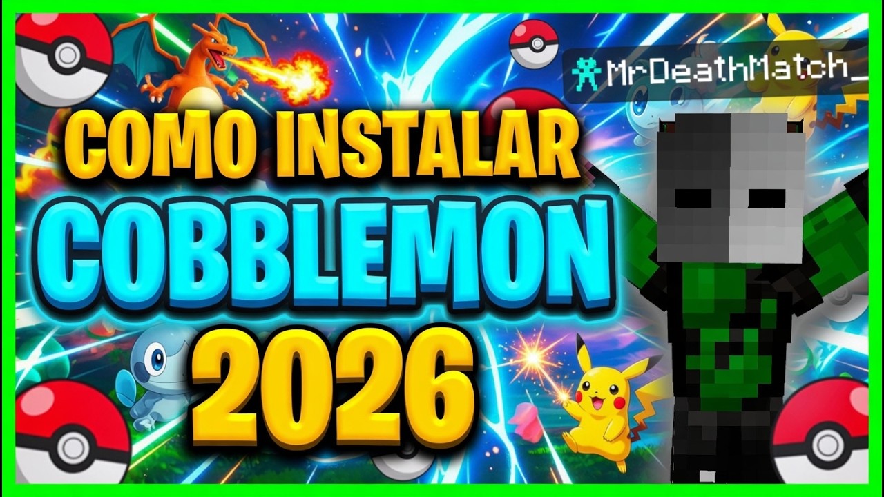 ✅ como instalar cobblemon 2026 | Cobblemon 1.21.1 | SEGURO Y SIN LAG | Cobblemon Espa&ntilde;ol PC 🏆