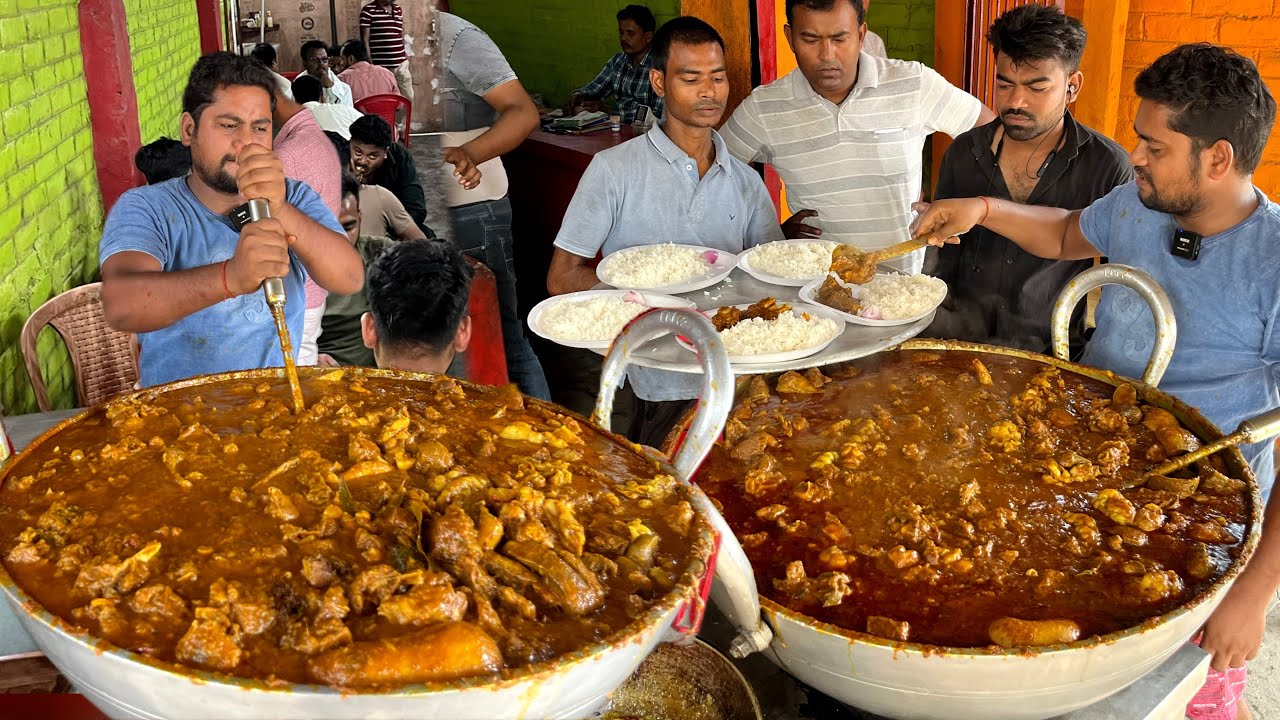 ऐसा Mutton होता हैं रौशन भाई का उँगलिया चाटते हैं लोग | 9 बजे से 4 बजे तक 80Kg Mutton खिला देते हैं