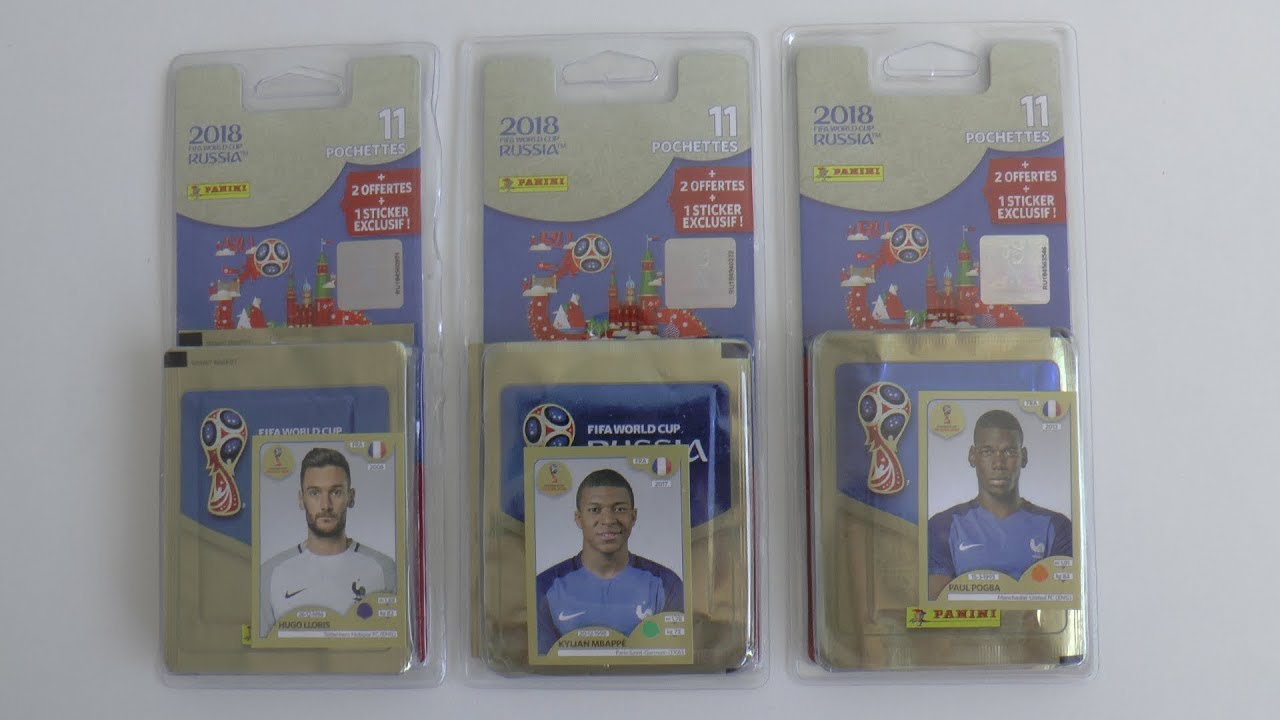 ⚽ EXCLUSIVE GOLD STICKERS ! | Panini WORLD CUP 2018 | BLISTERS x3 ⚽