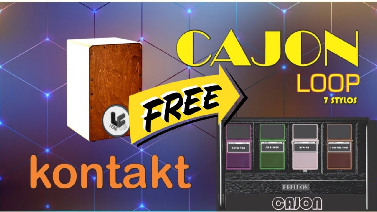 loop kontakt cajon (7 stylos) GRÁTIS