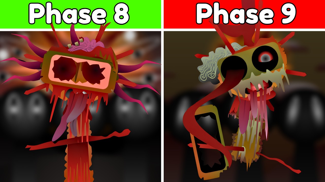 Incredibox Sprunki Phase 8: Battered and Bleak VS Phase 9: A dose of hope | UC's take