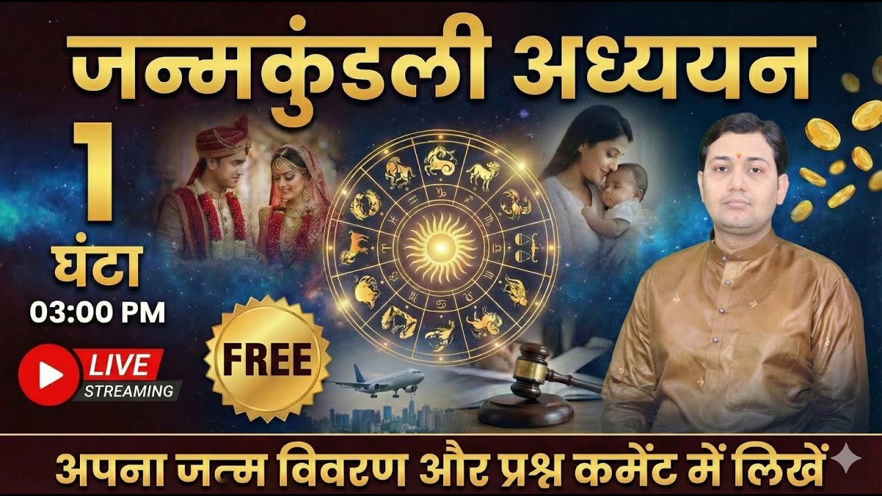 25 January 2026| LIVE कुंडली विश्लेषण, ज्योतिष जिज्ञासा, सवाल आपके जवाब हमारे | Q&A with SHASTRI JI