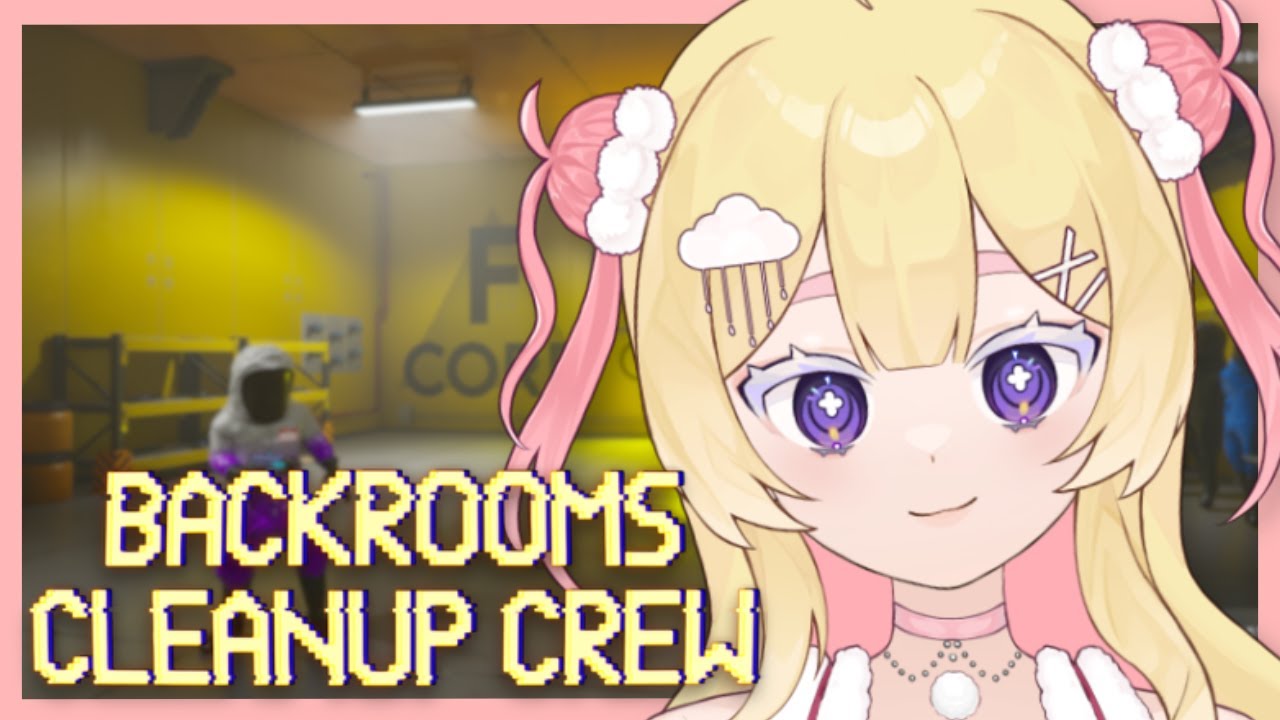 CLEANING THE BACKROOMS! 【Backrooms Cleanup Crew】