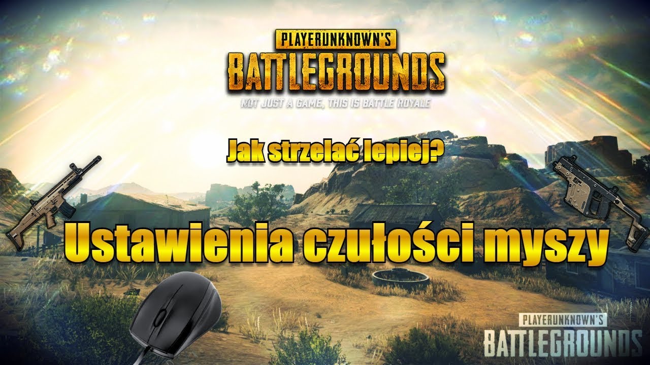 Jak poprawić strzelanie w PUBG - czułość myszy i pamięć mięśniowa!