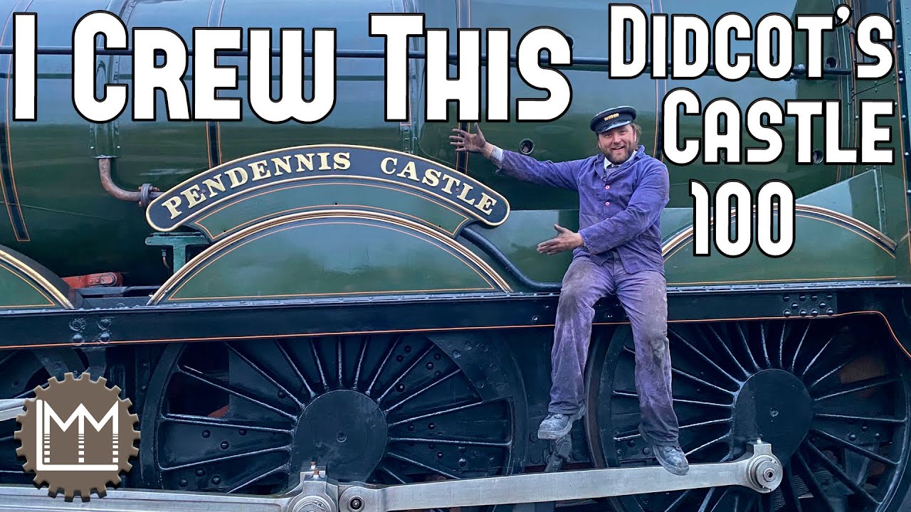 Four Castles at Didcot - From the Footplate of Pendennis Castle!