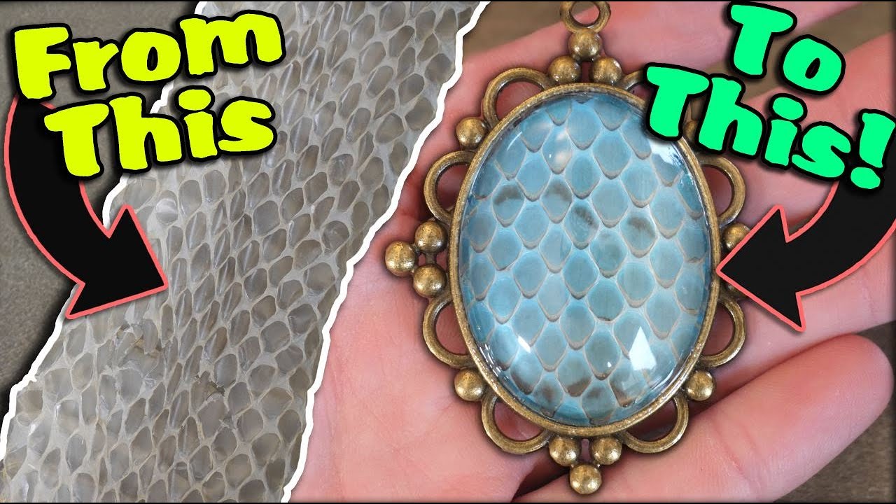 How to Turn your Reptile's Shed Skin into Jewelry!