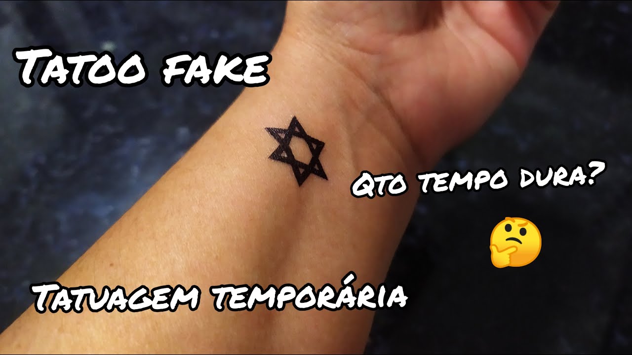 TATUAGEM TEMPORÁRIA OU TATUAGEM FAKE. QUANTO TEMPO DURA? COMPREI NA SHOPEE.