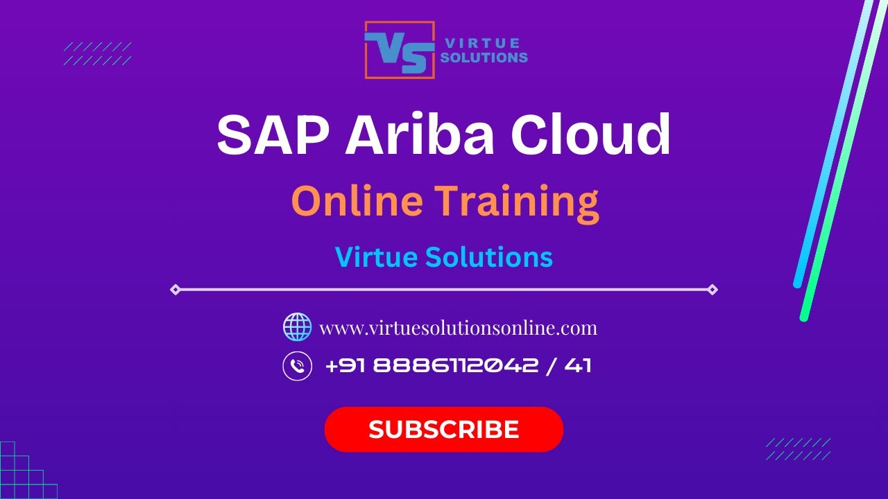 SAP Ariba Online Training || SAP Ariba Demo || Virtue Solutions ||SAP Ariba Training||Ariba upstream