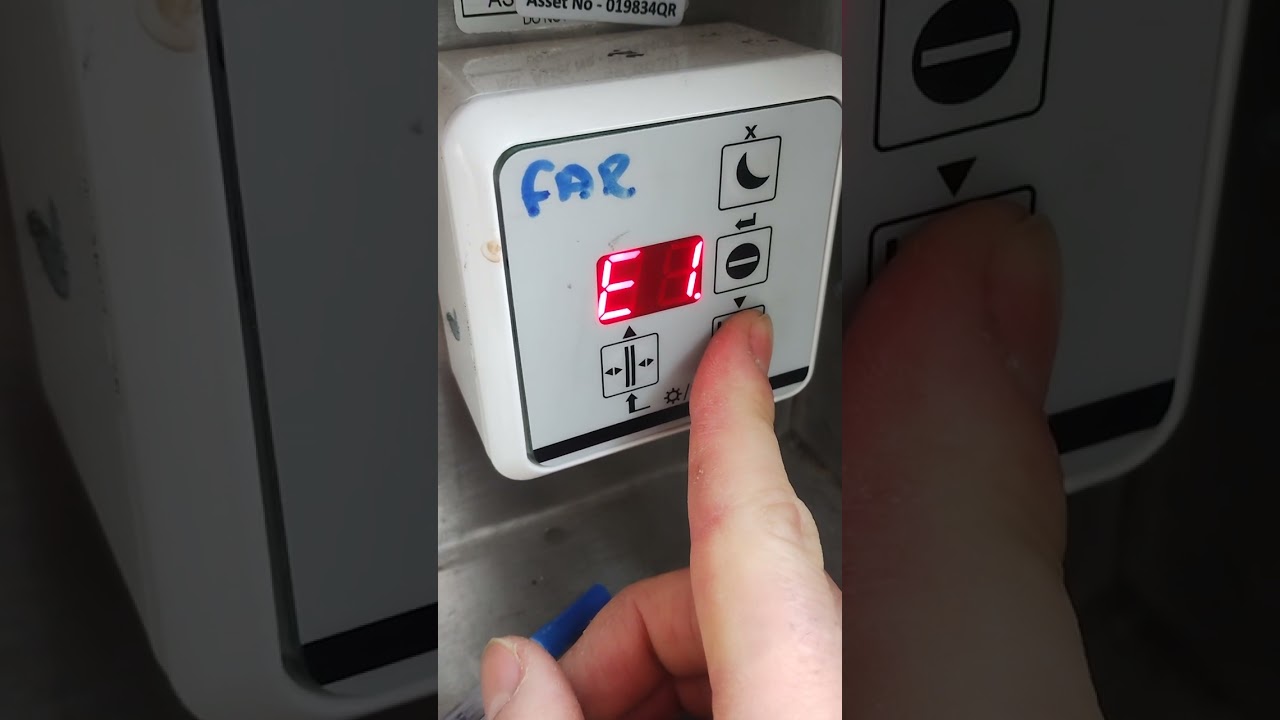 How to set a Geze SL Slimdrive into manual mode