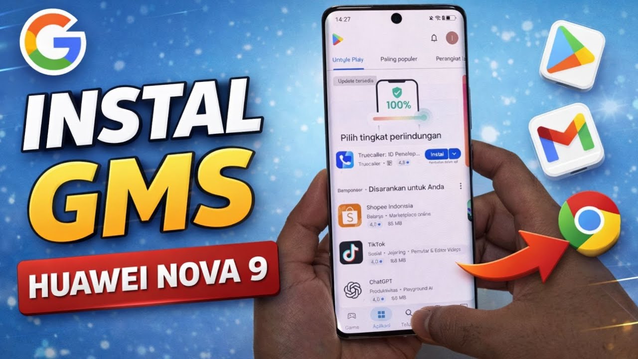 INSTALL NATIVE GMS HUAWEI NOVA 9 EMUI 13 - HARMONY OS 3/4/4.2 (NAM-LX9 / NAM-AL00)