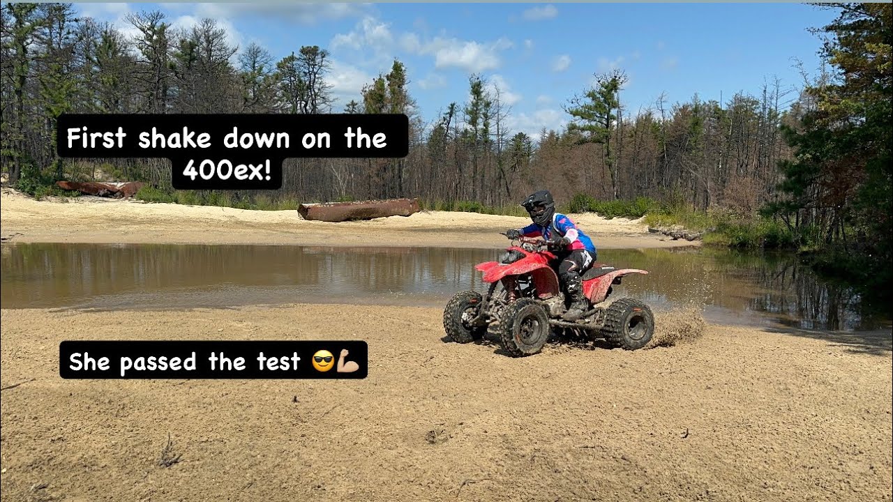 Enjoying some ATV Riding in South Jersey with the boys | 2 TRX 400ex | Yamaha Blaster | KTM 150