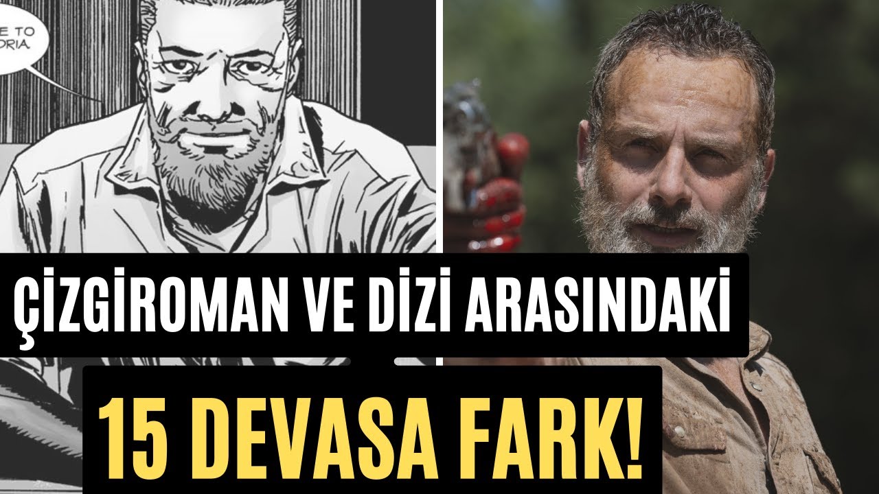 The Walking Dead Çizgi Roman ve Dizi Arasındaki 15 DEVASA FARK!