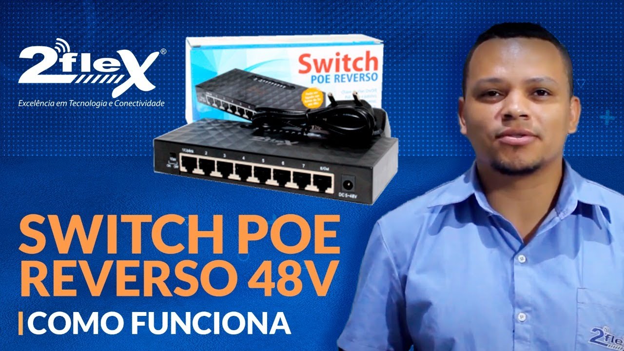 Switch PoE Reverso 48v